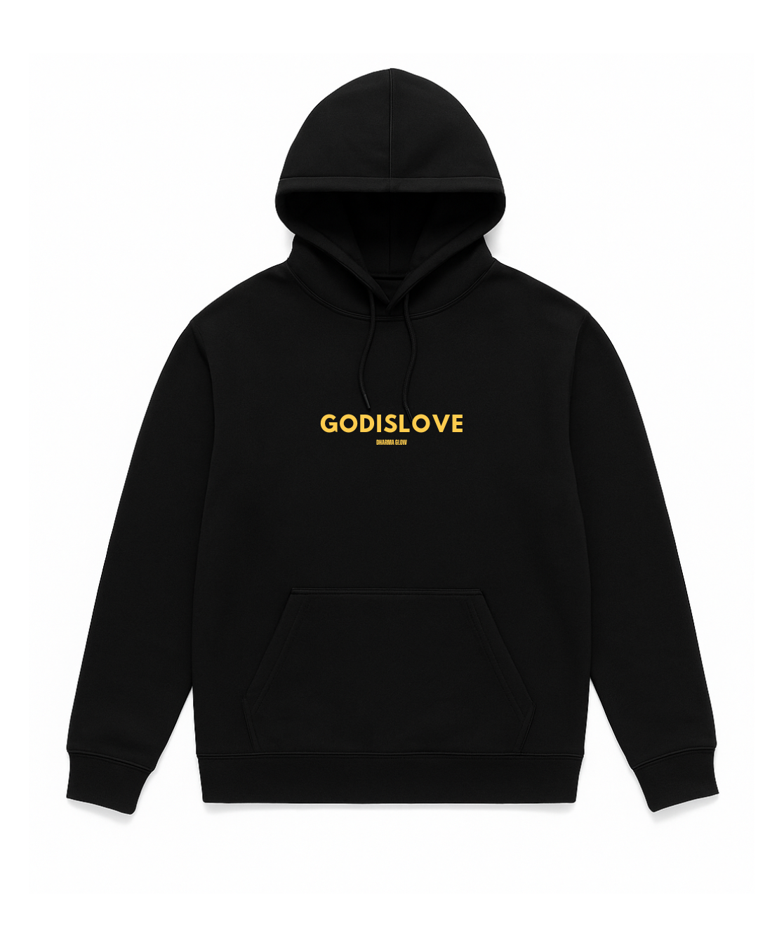 God is Love Mens Black Hoodie (Pre-Order)