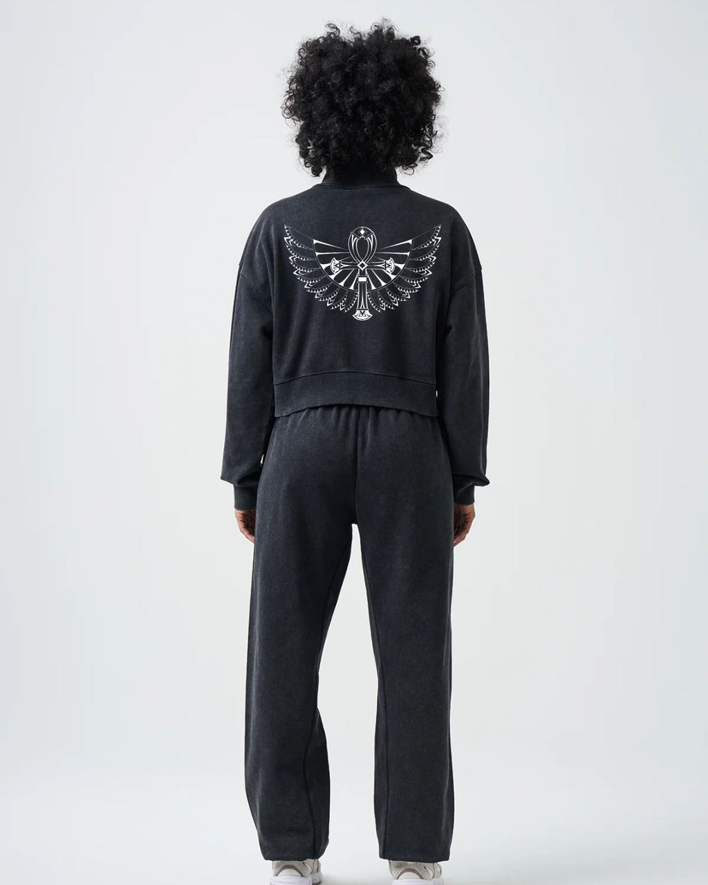 God is Love Black Terry Turtleneck Set (Pre-Order)