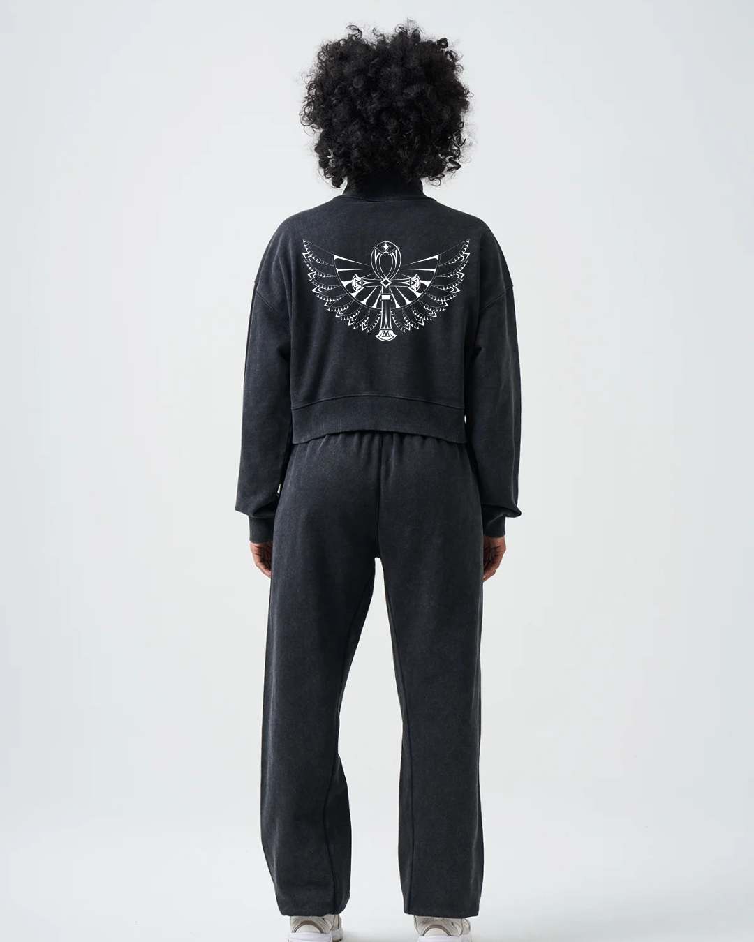 God is Love Black Terry Turtleneck Set (Pre-Order)