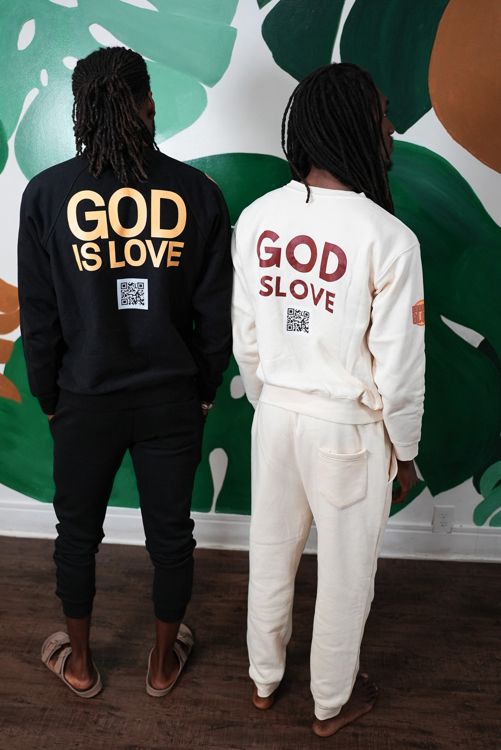 God is Love Mens Black Sweatshirt (Pre-Order)