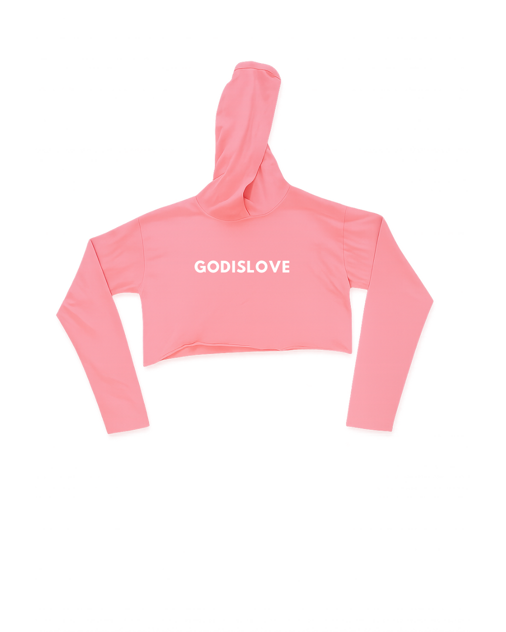 God is Love Pink Crop Top Set (Pre-Order)