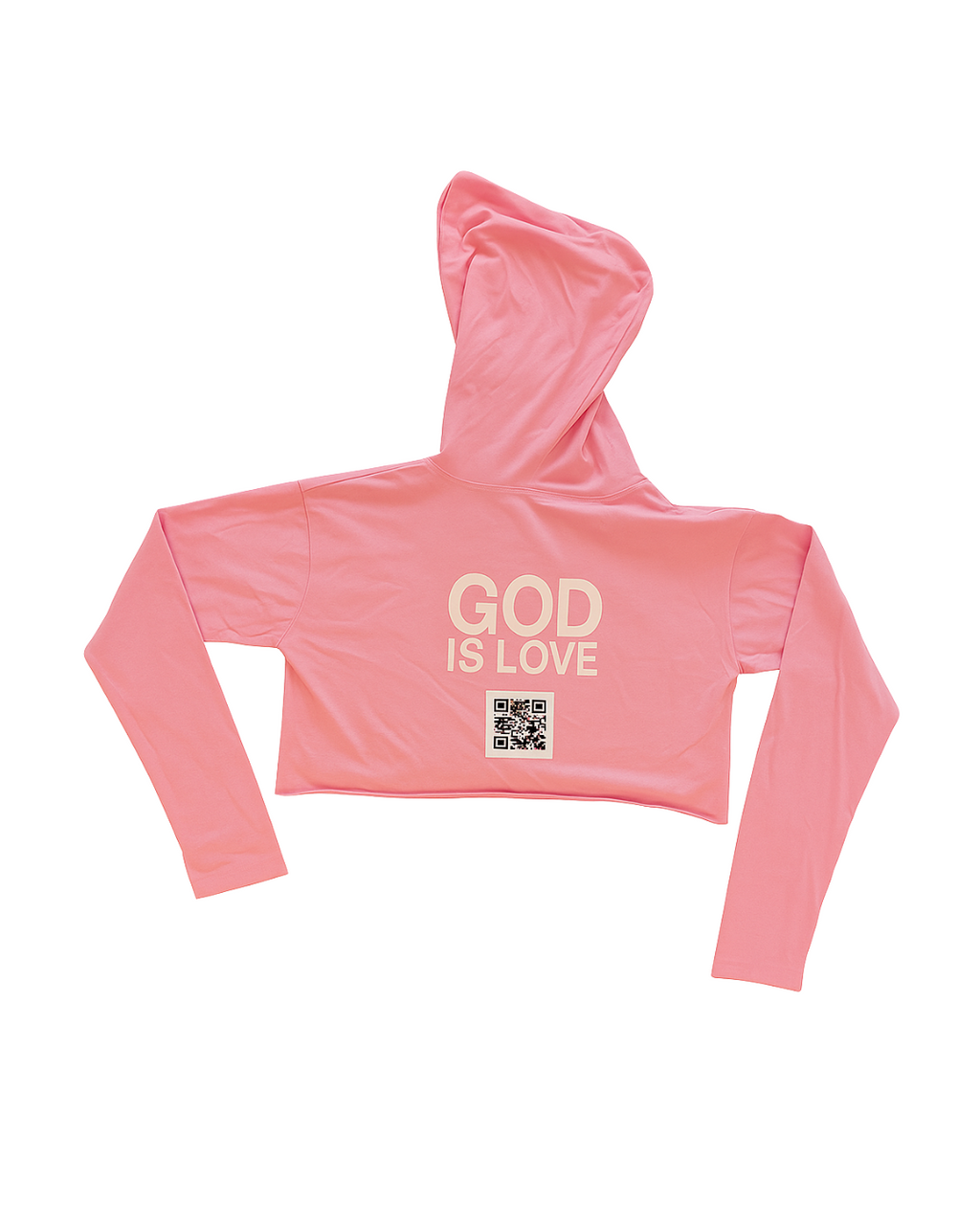 God is Love Pink Crop Top Set (Pre-Order)
