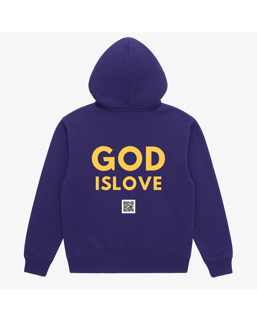 God is Love Mens Purple Hoodie (Pre-Order)
