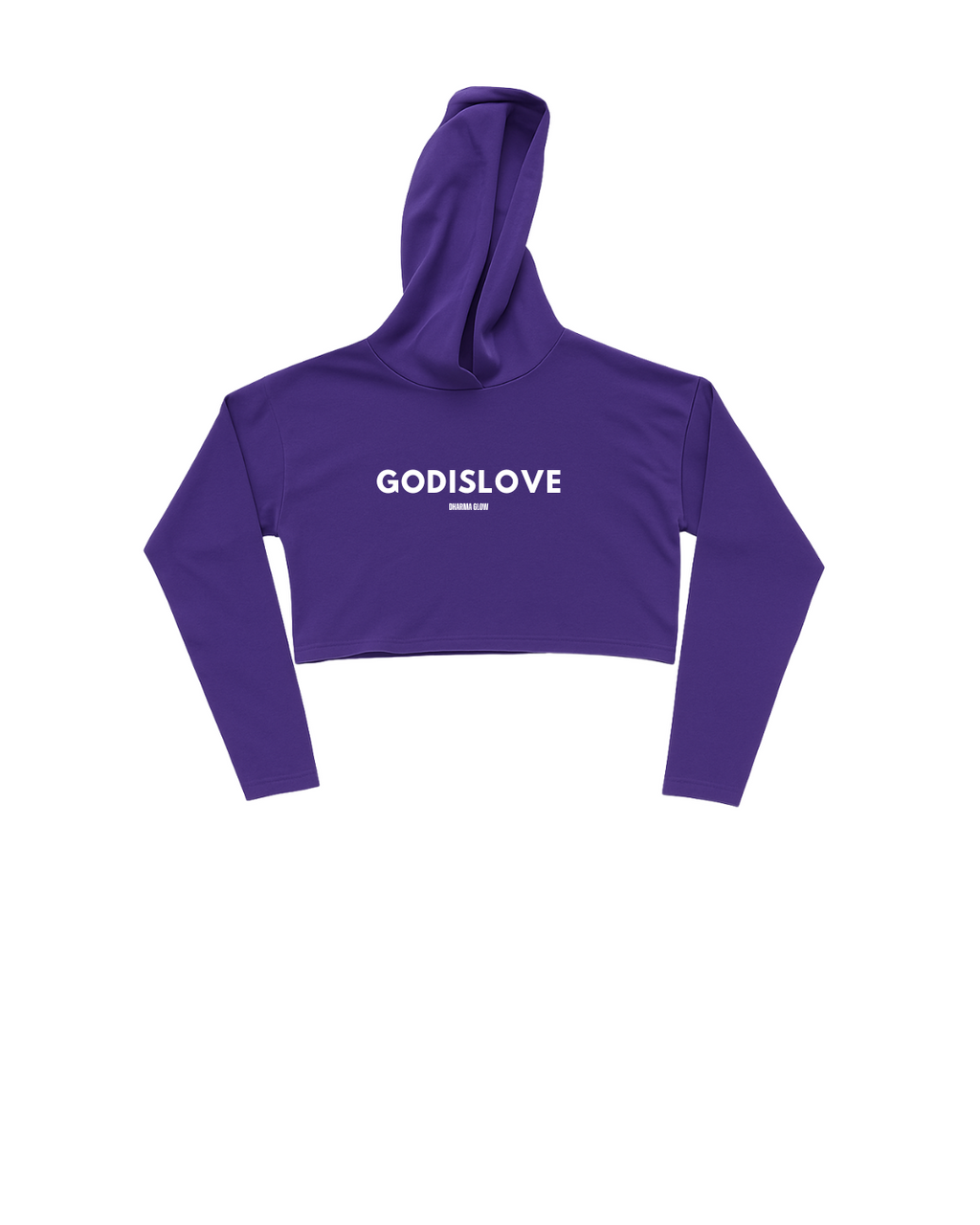 God is Love Purple Crop Top Set (Pre-Order)