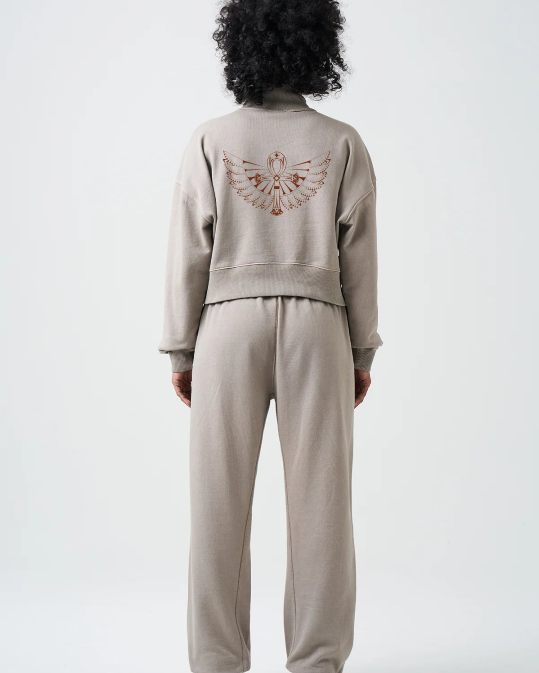 God is Love Tan Terry Turtleneck Set (Pre-Order)